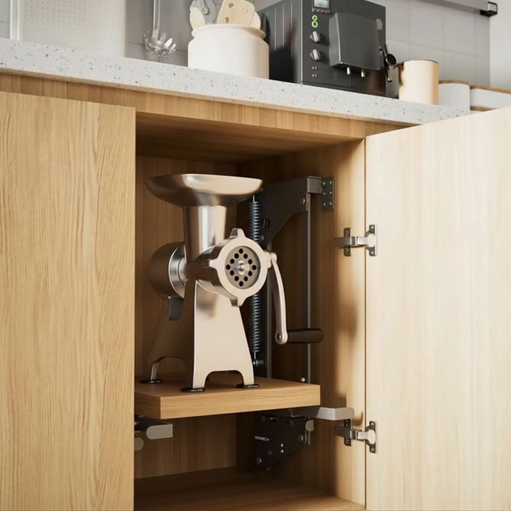 Elevador de prateleiras extensível para cozinha Maclean MC-497, de encastrar, 5-20 kg, 820 x 168 x 106 mm