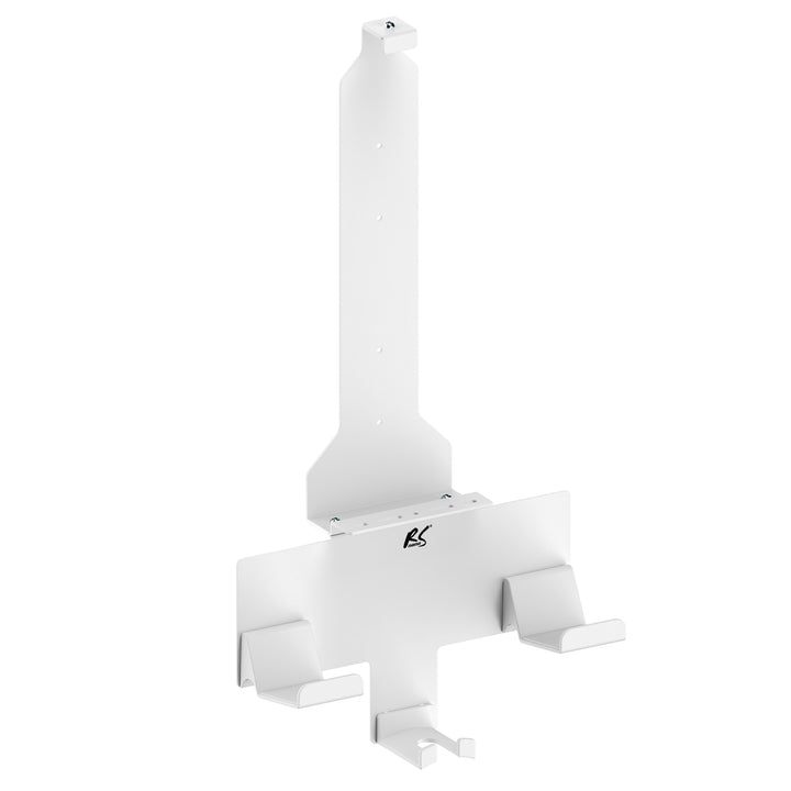 Suporte de parede branco para consola Playstation 5 com suporte para teclado, máx. 10 kg, NanoRS RS181