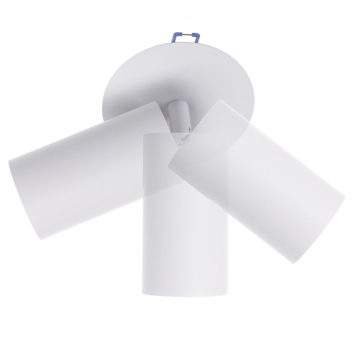 Maclean luminaria empotrada / tubo, spot, redondo, aluminio, GU10, 55x100mm, blanco, MCE364 W