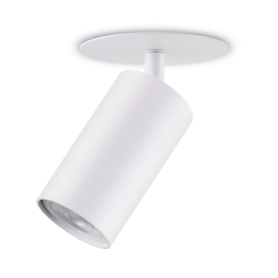 Maclean MCE364 W Luminária de encastrar/tubular, spot, redonda, alumínio, GU10, 55x100mm, branca