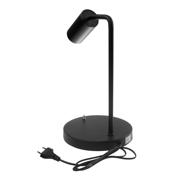 Candeeiro de mesa Maclean MCE370 B GU10, Spot, redondo, GU10, com interruptor, preto