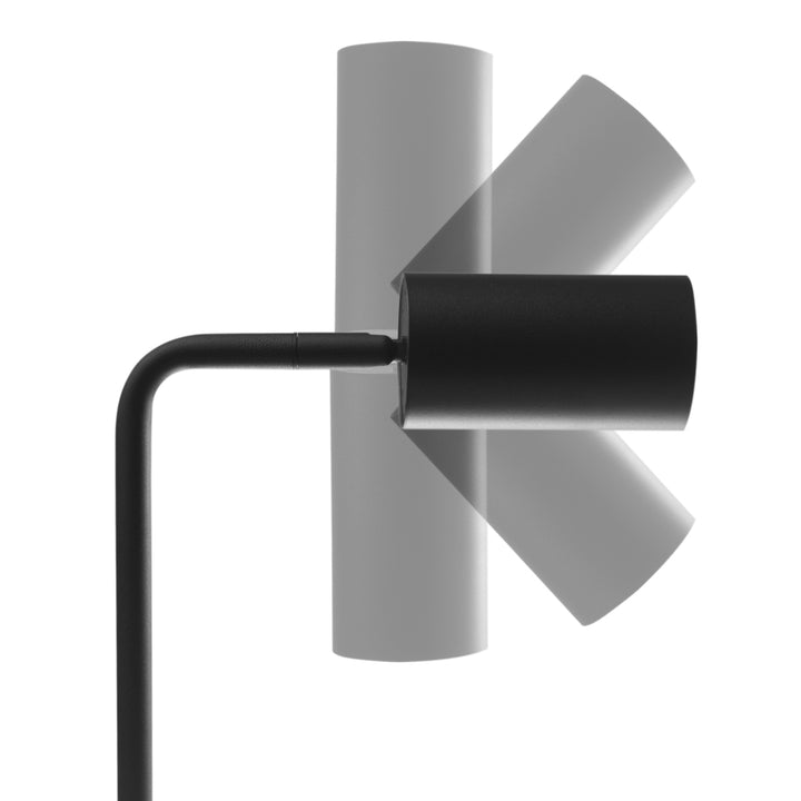 Candeeiro de mesa Maclean MCE370 B GU10, Spot, redondo, GU10, com interruptor, preto