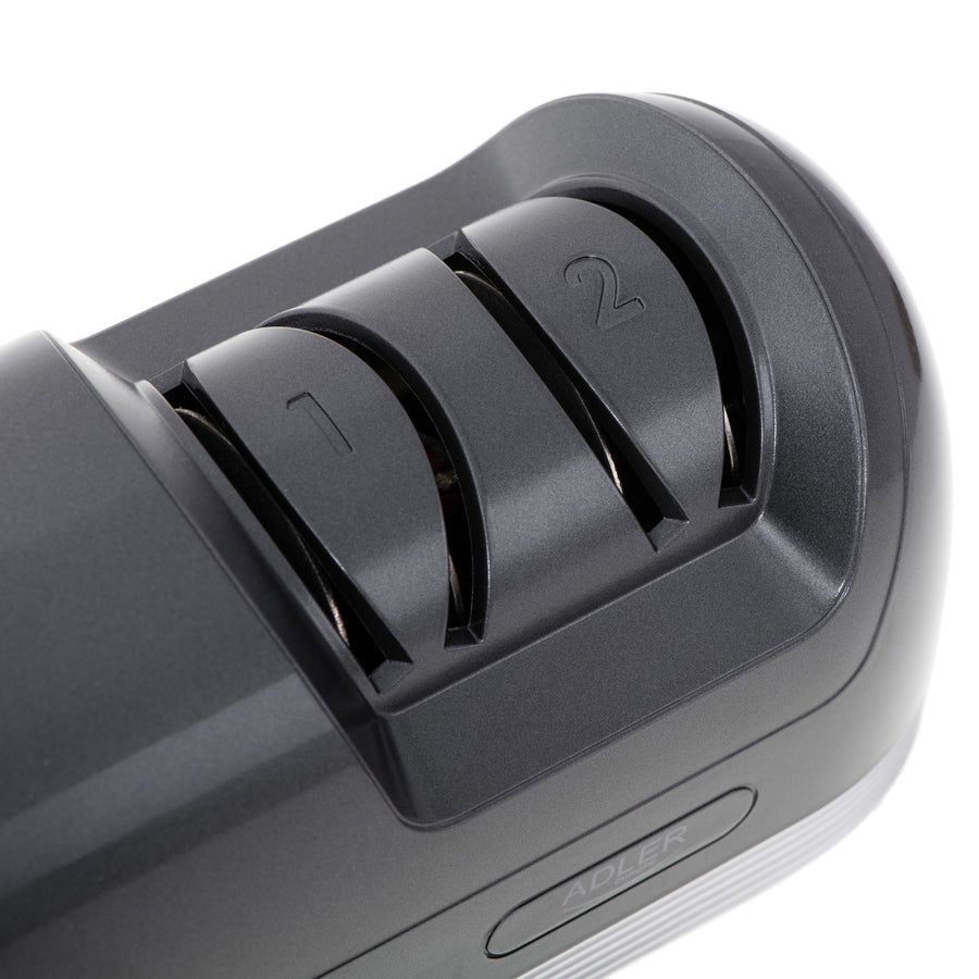 Afilador eléctrico para cuchillos Adler, potencia 60 W, sistema de 2 etapas AD 4508