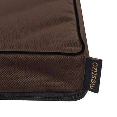 Mestizo Vigo Standard Colchoneta para Perro Cama para Perro Colchoneta Sofá para Mascotas Fondo Antideslizante Tejido de Poliéster Cordura Impermeable (Marrón/Negro, 65x50x5cm)