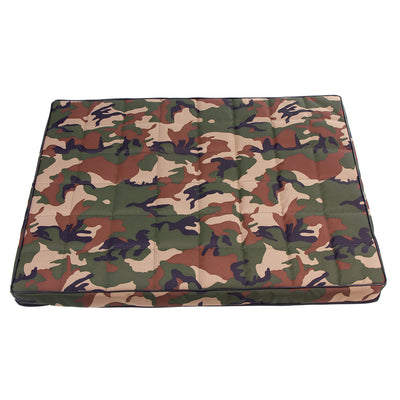 Mestizo Vigo Checked Cama Colchón para Perro Gato, Colchoneta para Mascotas con Funda Extraible, Color camuflaje, 65x50 cm, MVCH-5-CFR-B-S