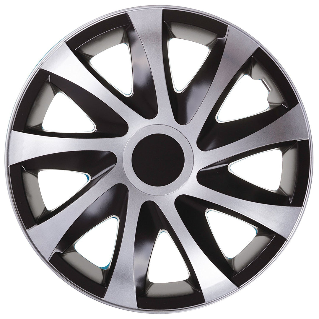 NRM Draco Tapacubos universal 15", Color plata/negro, 1 ud.
