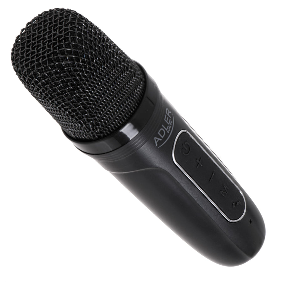 Altavoz inalámbrico Adler, con micrófono, para karaoke, Bluetooth, AD 1199 B