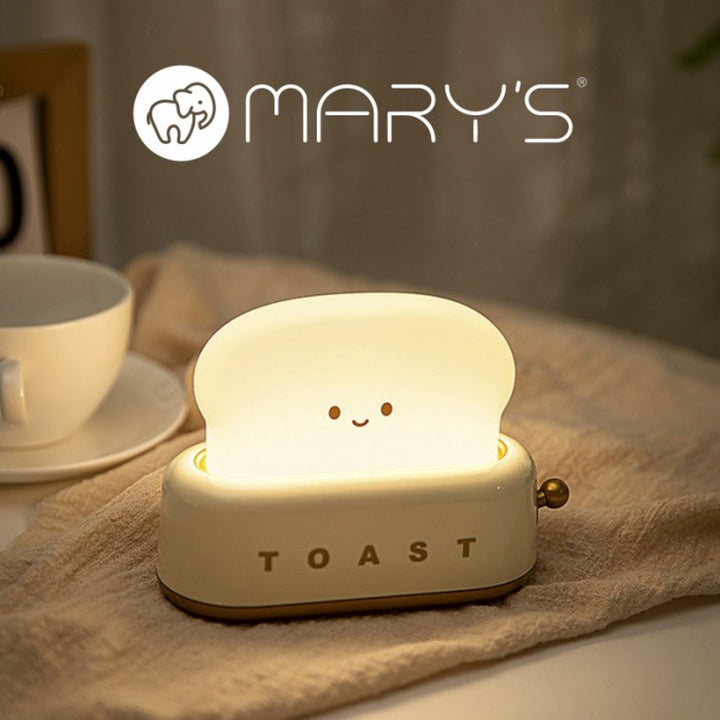 Ecolight Mary's Tostadora amarilla, Luz nocturna infantil, Luz de noche, 3000K, USB, MW20722