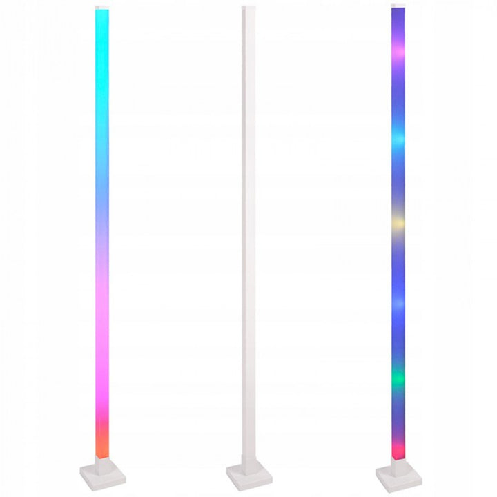 EcoLight Lámpara de pie, LED RGB, Función música, Tuya, blanco, EC20545