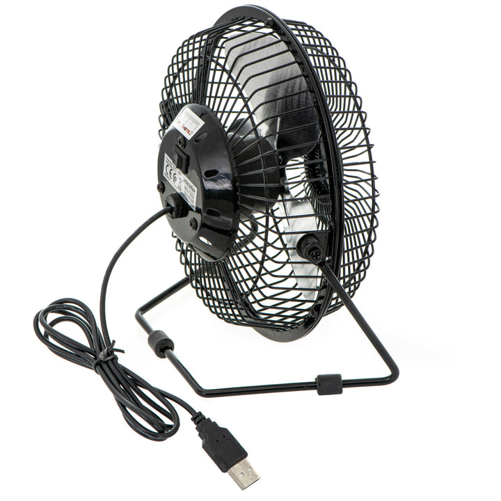 Ventilador de sobremesa Mesko, diámetro de 15 cm, alimentación por USB, oscilación vertical, MS 7322