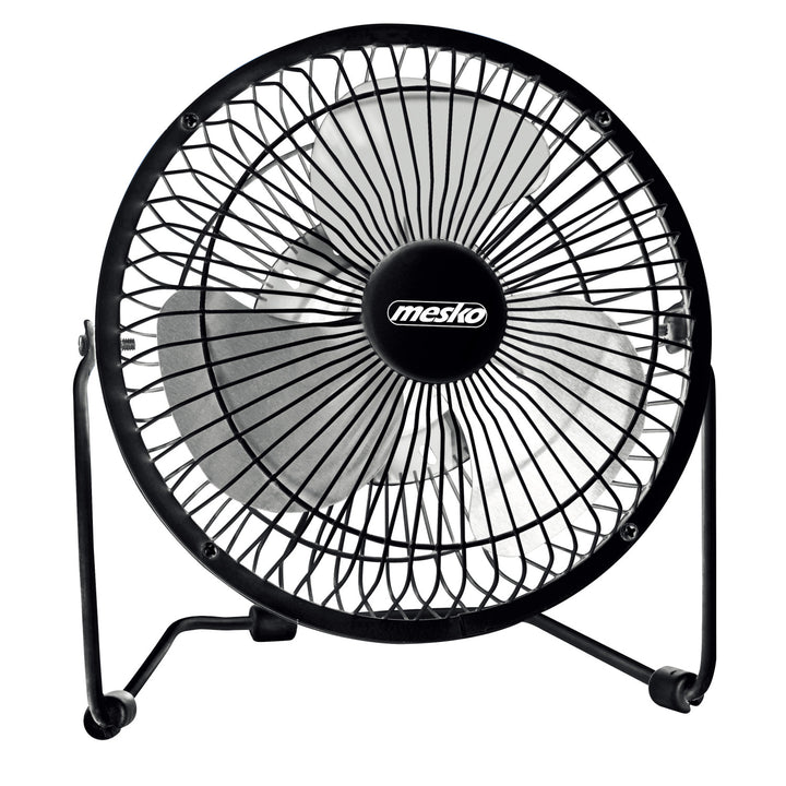 Ventilador de sobremesa Mesko, diámetro de 15 cm, alimentación por USB, oscilación vertical, MS 7322
