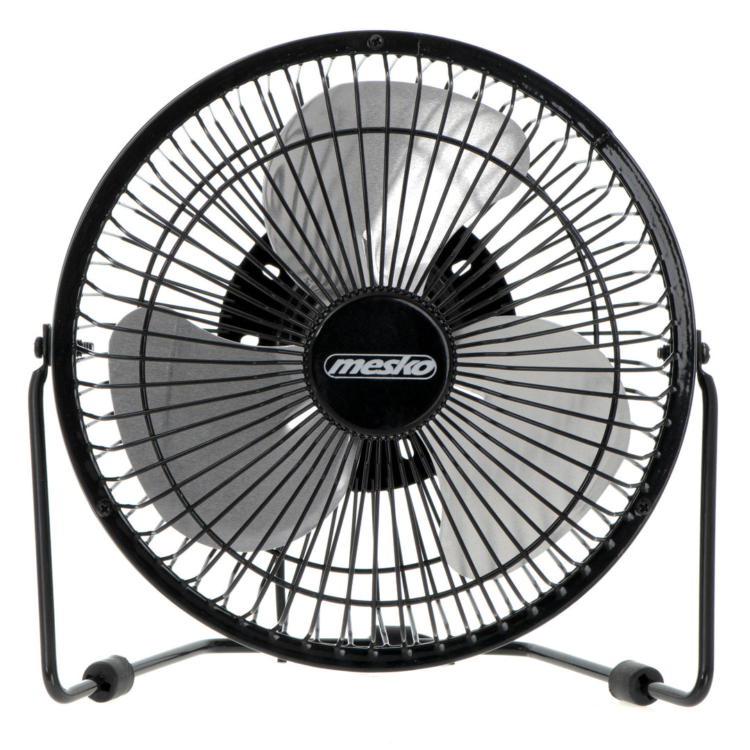 Ventilador de sobremesa Mesko, diámetro de 15 cm, alimentación por USB, oscilación vertical, MS 7322