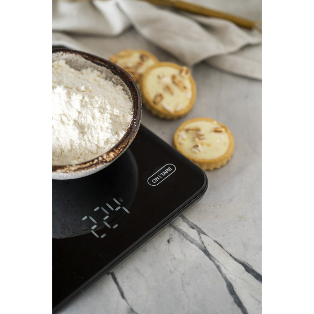 Báscula de cocina, Adler, negra, 10 kg, recargable por USB, AD 3177