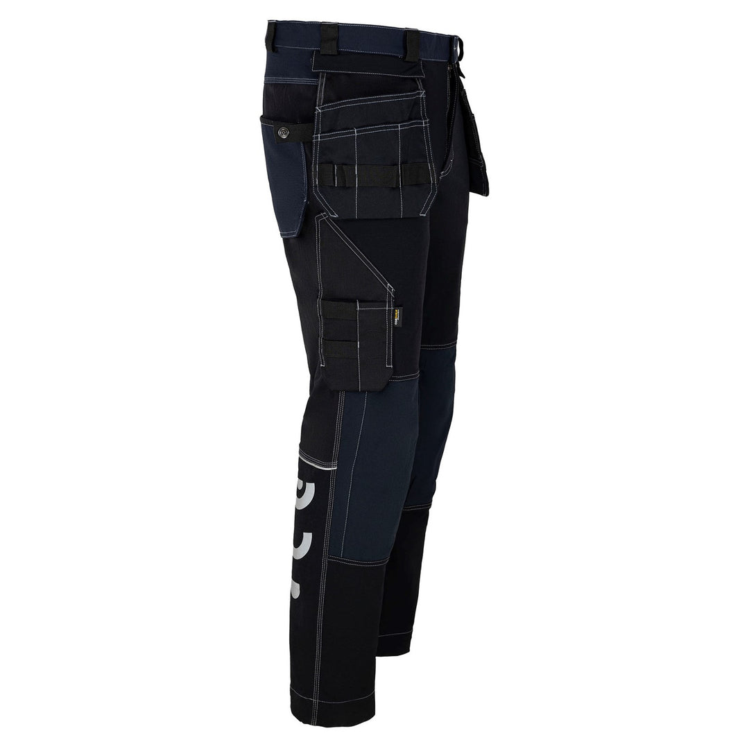 Avacore Avaflex Pantalón de Cintura, Stretch, Cordura, Color Negro / Azul Marino, Talla 46