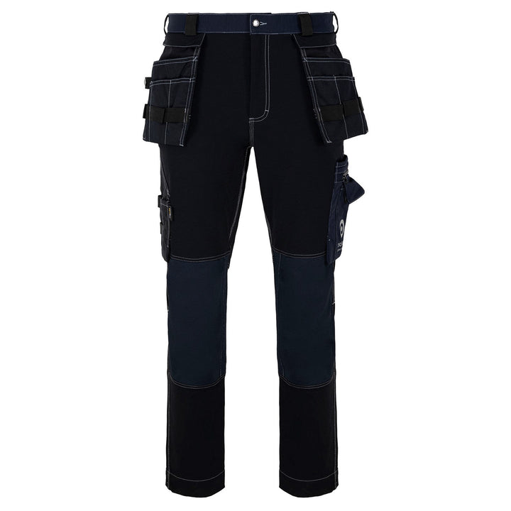 Avacore Avaflex Pantalón de Cintura, Stretch, Cordura, Color Negro / Azul Marino, Talla 52