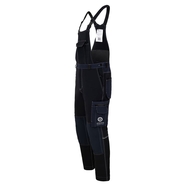 Avacore Avaflex Peto de Trabajo con Bolsillos, Stretch, Cordura, Color Negro / Azul Marino, Talla 48