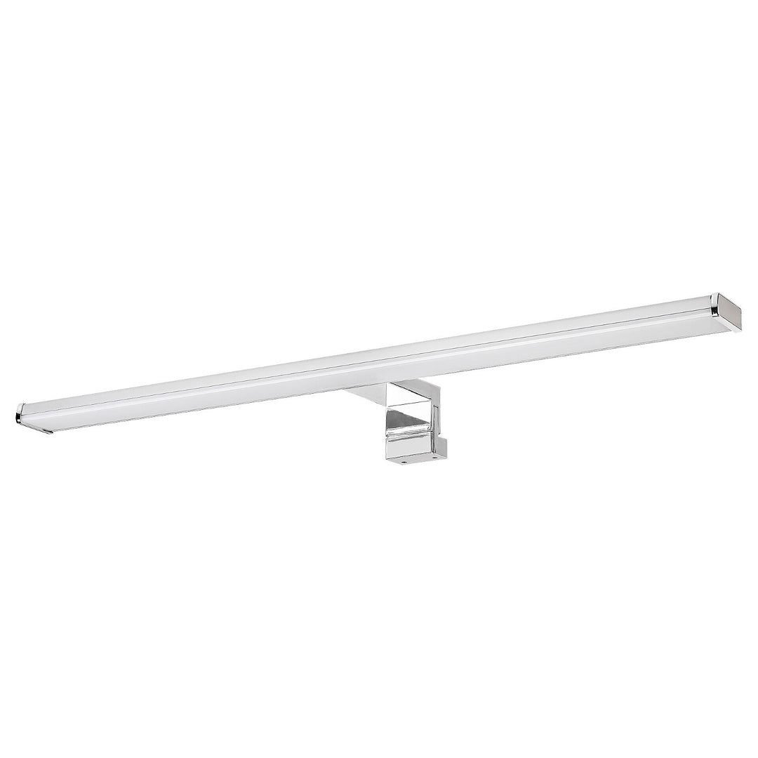 Rabalux Lámpara de baño, 8W LED, IP44, diseño cromado, Levon