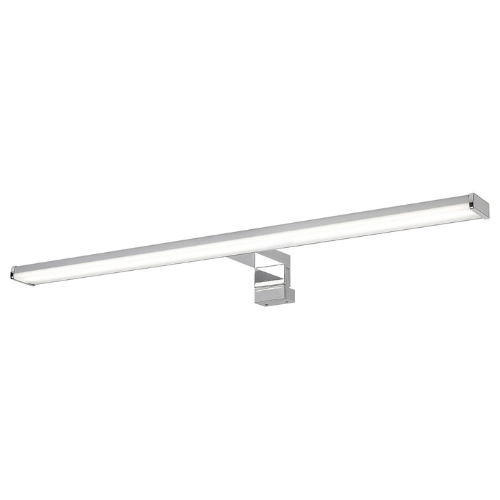 Rabalux Lámpara de baño, 8W LED, IP44, diseño cromado, Levon