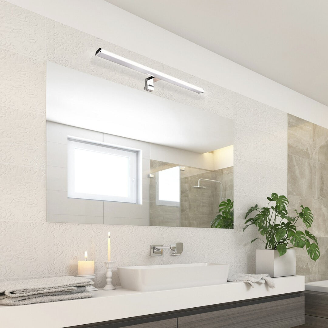 Rabalux Lámpara de baño, 12W LED, IP44, Diseño cromado, Levon