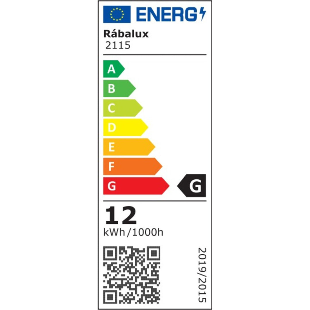 Rabalux Lámpara de baño, 12W LED, IP44, Diseño cromado, Levon