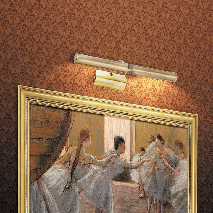Rabalux Aplique para luz de cuadro, 2xE14, Color marrón, Luz de cuadro