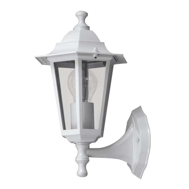 Rabalux Aplique de exterior, IP43, E27, max 60W, Color blanco, Velence