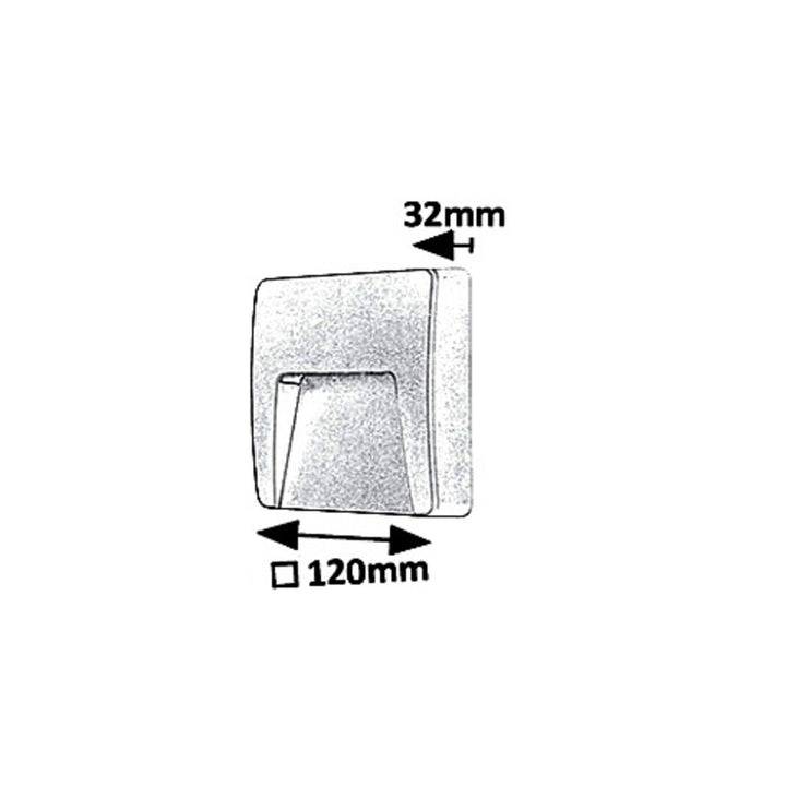 Rabalux Aplique de exterior, IP65, LED 3W, Color blanco, Trento