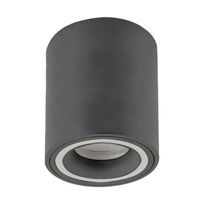 Luminária de teto Rabalux, casquilho GU10, máx. 25 W, cinzento, Kobald