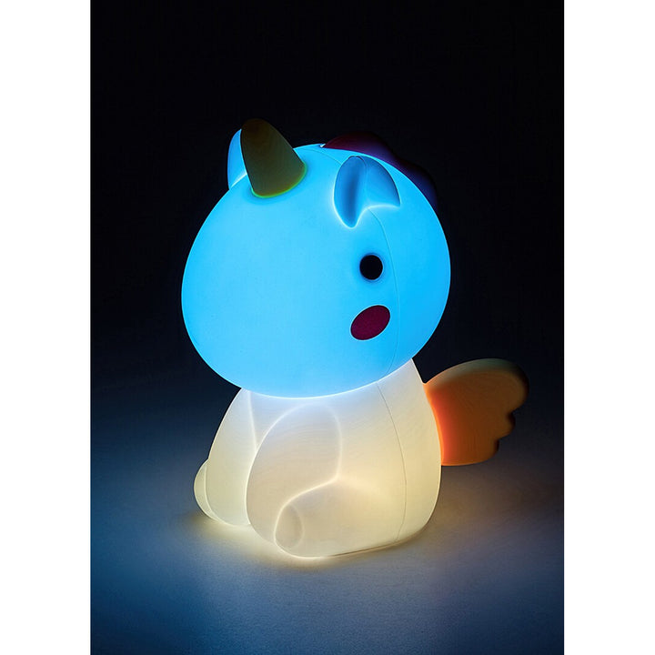 Rabalux Lámpara infantil, Luz de noche Unicornio, LED RGB, Color blanco cálido, IP20, Unicoo