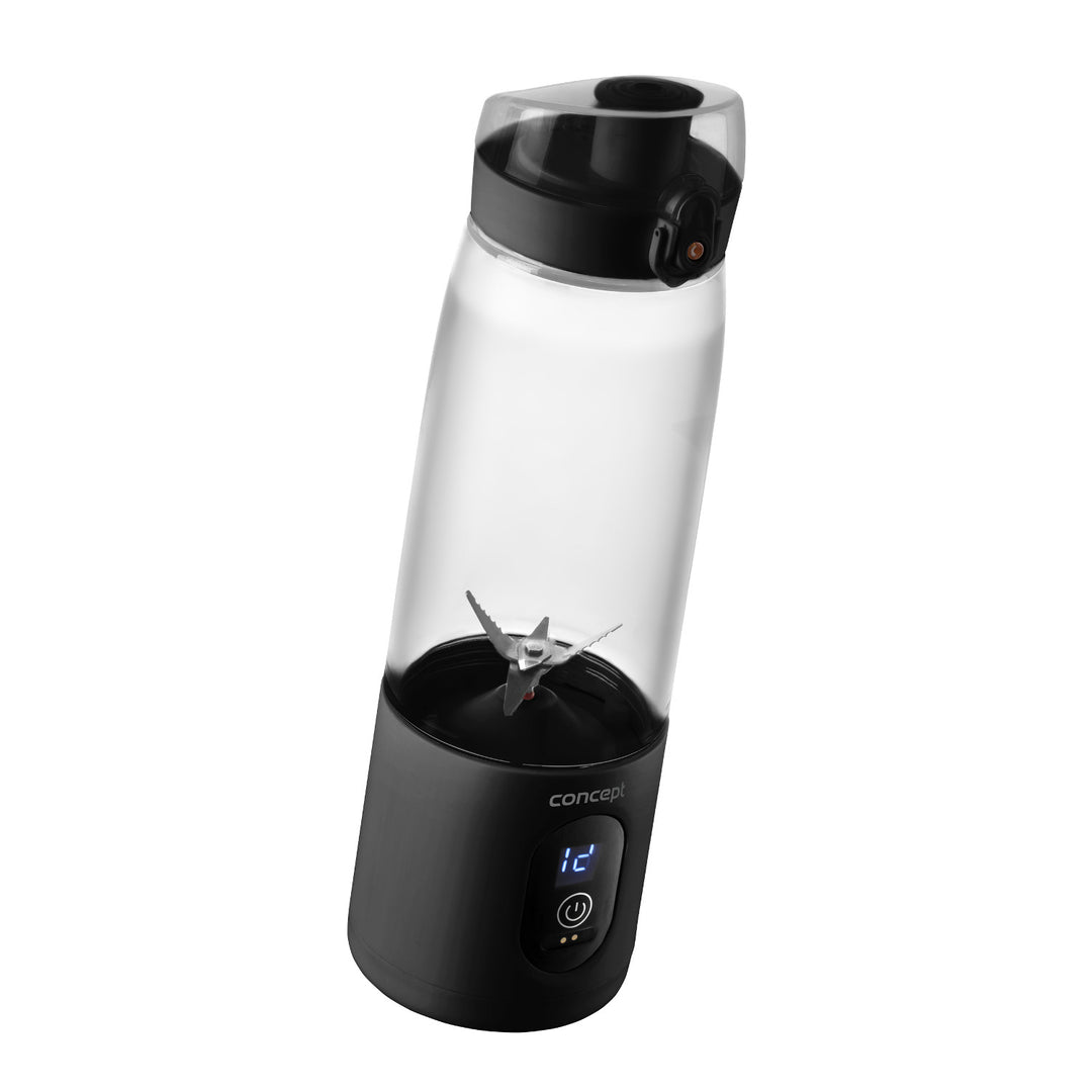 Concept Batidora personal, 600 ml, recargable Li-Ion, Color negro, FitMaker SM4001