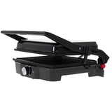 Parrilla eléctrica Camry, superficie grande de 28 x 23 cm, regulación de temperatura, potencia máxima de 2500 W, CR 3053