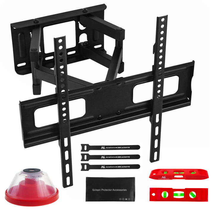 Suporte para TV Maclean, Max VESA 400x400, 32-75", 50 kg, ajuste de ângulo horizontal e vertical, perfil de 80-380 mm, preto, MC-788
