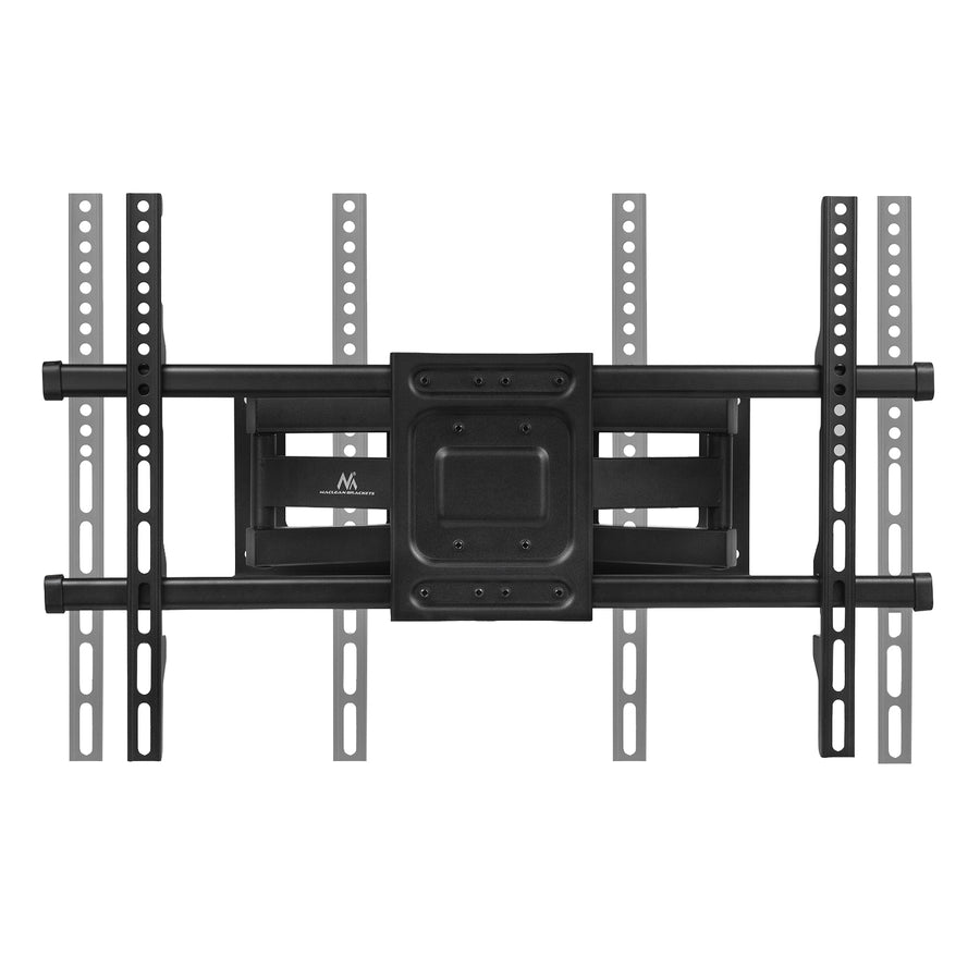 Suporte TV Maclean, Max VESA 600x400, 32-85", 60 kg, Ajuste de ângulo horizontal e vertical, Perfil 65-390 mm, Preto, MC-789