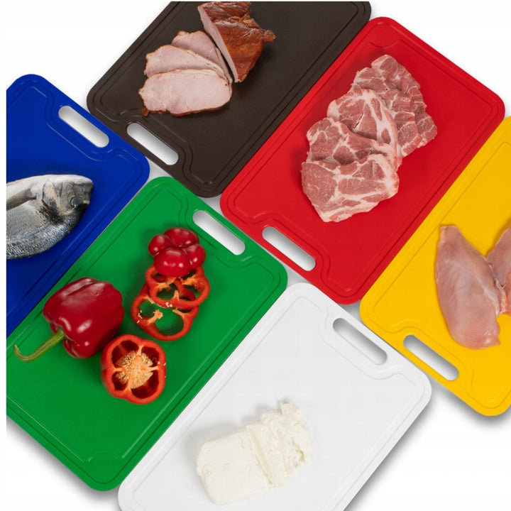 Conjunto de tábuas de corte de cozinha HACCP 6 peças práticas