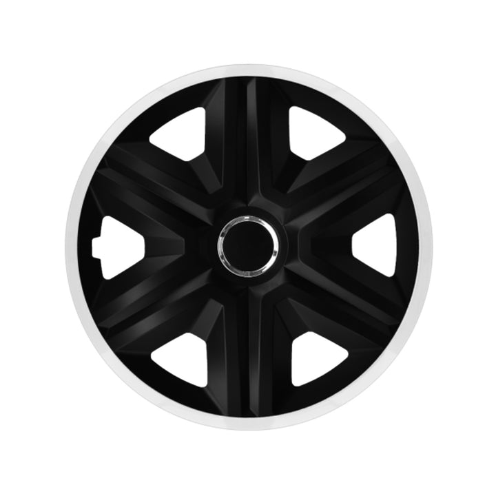 NRM Fast Lux Tapacubos universal 16'' Color negro/blanco 1 ud.