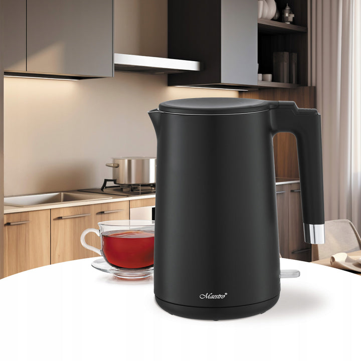 Maestro Hervidor eléctrico, 1800W, 1,7l, Color negro, MR-026