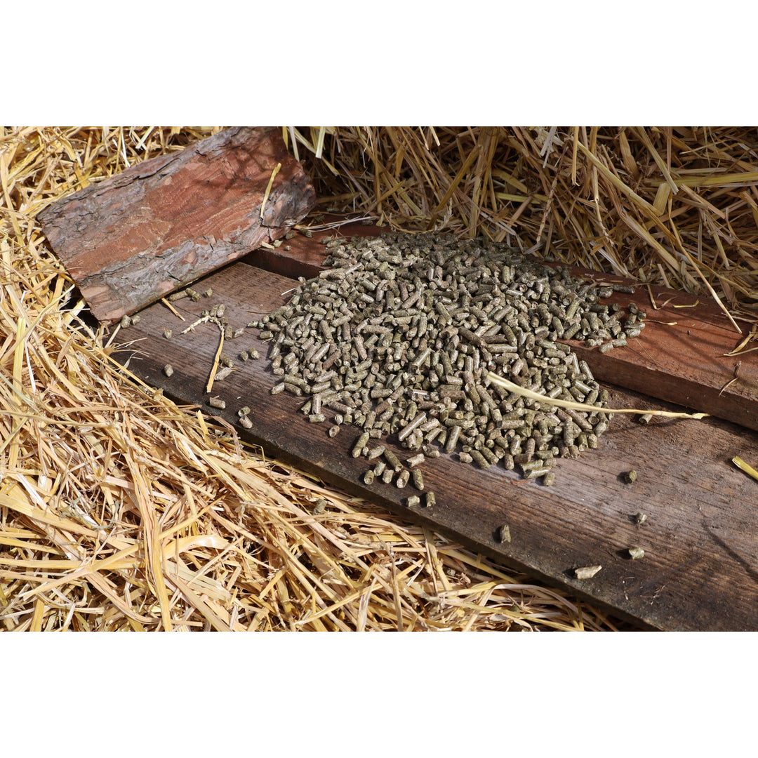 Animax Bolas de hierba, alimento para caballos, a base de hierba de la tierra de los lagos, bolsa de 15 kg.