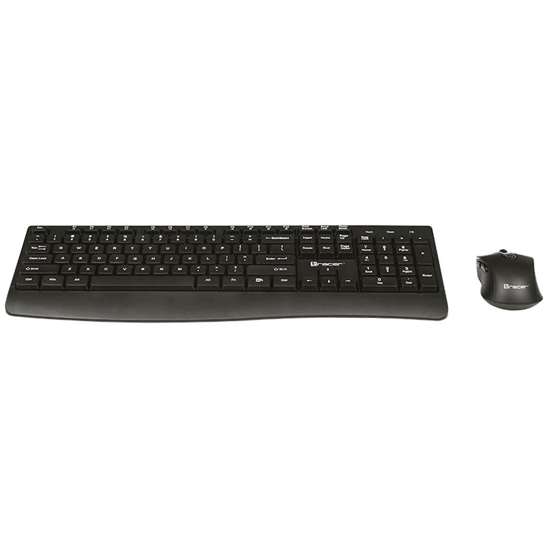 Tracer Juego de teclado + ratón, inalámbrico, sensor óptico, teclado de membrana, BARTIX II RF NANO