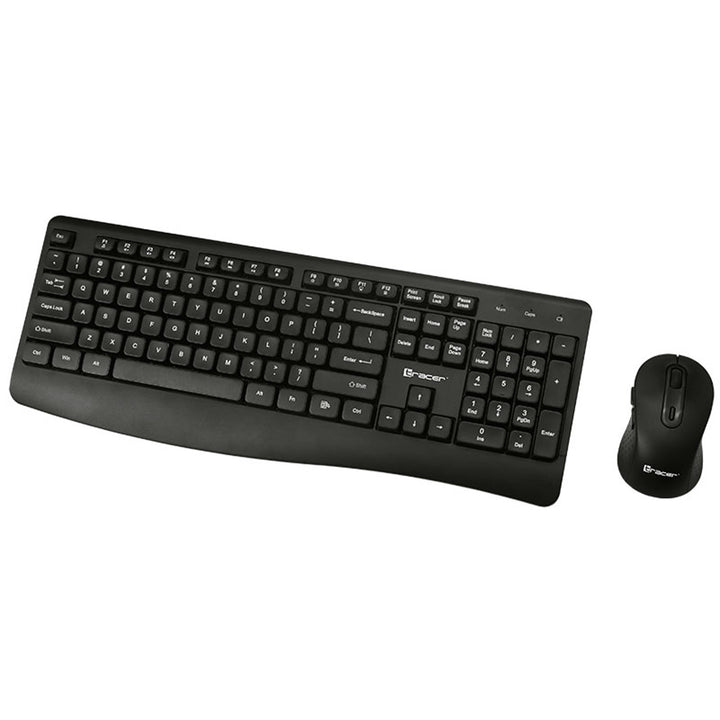 Tracer Juego de teclado + ratón, inalámbrico, sensor óptico, teclado de membrana, BARTIX II RF NANO