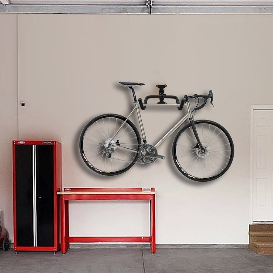 Suporte de parede horizontal para bicicleta Maclean MC-431, aço, carga máxima de 30 kg, 2 unid.