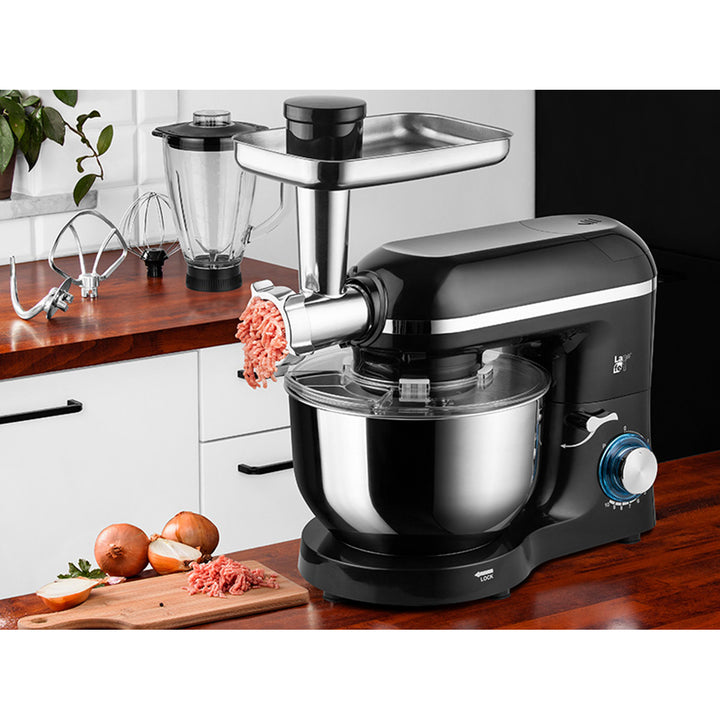 Robot de cozinha planetário Lafe MPL-001K com misturador e picador de carne