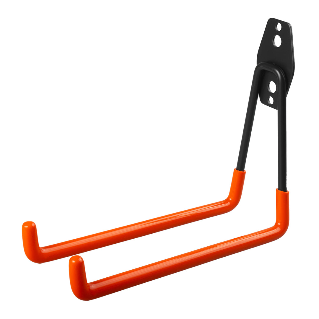 Suporte de parede Maclean Garage para pneus, ferramentas de jardim, escadas, mangueiras, bicicletas, carga máxima de 25 kg, MC-444, pacote de 2