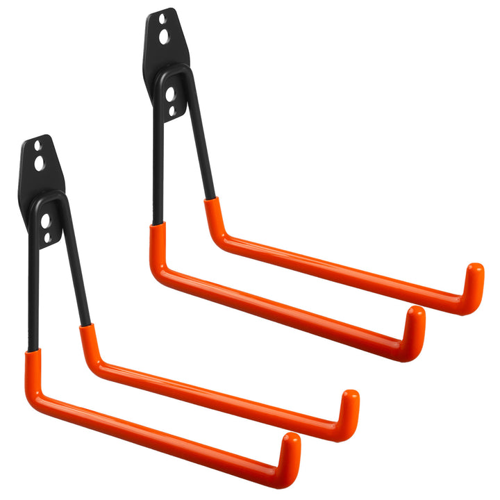 Suporte de parede Maclean Garage para pneus, ferramentas de jardim, escadas, mangueiras, bicicletas, carga máxima de 25 kg, MC-444, pacote de 2