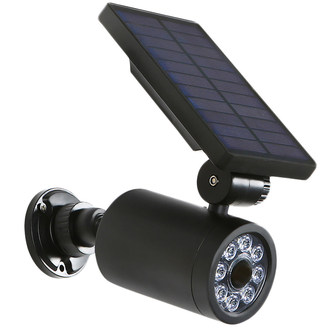 Cámara solar simulada, LED intermitente, sensor de movimiento, iluminación LED, pegatina gratuita, SOL1801S, 4 piezas