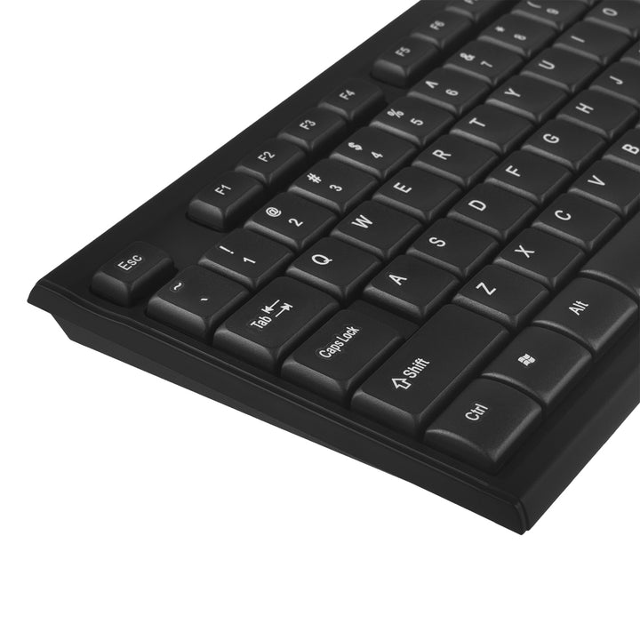 Teclado + ratón inalámbricos COMBO NanoRS, RS580 + alfombrilla de ratón