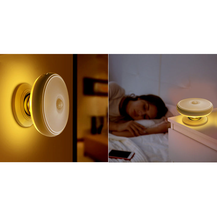 Luz de sensor de movimento LED Maclean, íman, retroiluminação, modos de luz: contínua, sensor PIR, 3xAA, MCE223, pacote de 2