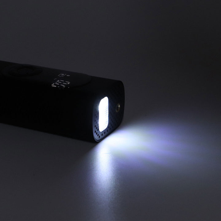 Air-Essence Pampero Bomba eléctrica inalámbrica para coche, balón, bicicleta, colchón, 80W-6BAR-100PSI-2000mAh