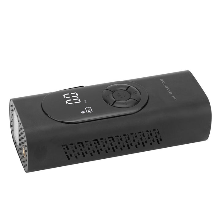 Air-Essence Pampero Bomba eléctrica inalámbrica para coche, balón, bicicleta, colchón, 80W-6BAR-100PSI-2000mAh