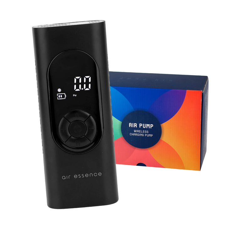 Air-Essence Pampero Bomba eléctrica inalámbrica para coche, balón, bicicleta, colchón, 80W-6BAR-100PSI-2000mAh