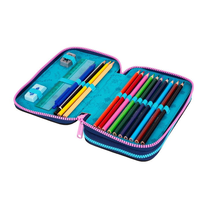 Coolpack Estuche con dos compartimentos, accesorios, Stitch, Jumper 2